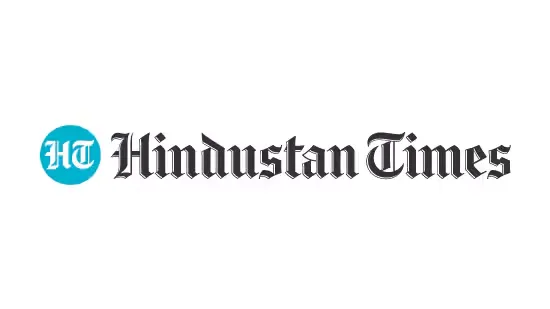 Hindustan Times logo with blue circular HT emblem and 'Hindustan Times' wordmark